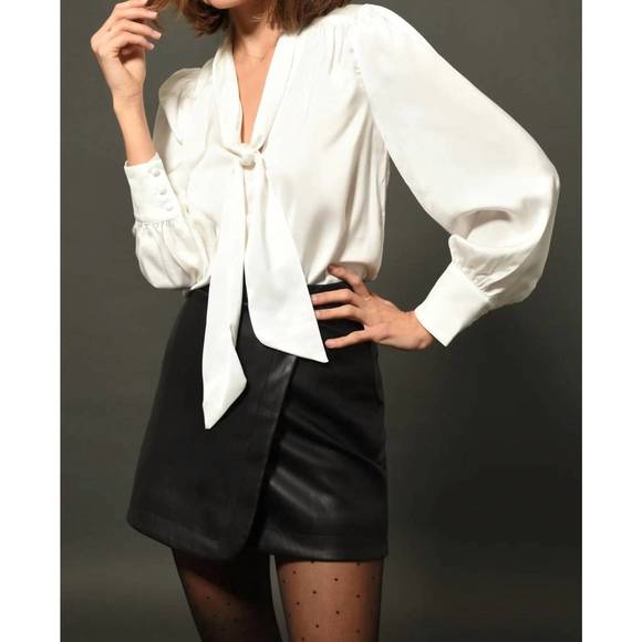 Edna Tie Neck Blouse main image 1